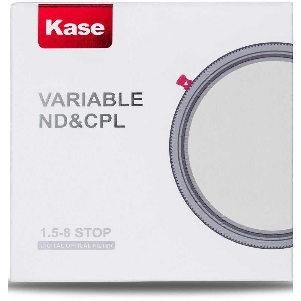 Kase VND & CPL Combo Filter 82MM 1.5 to 8-Stop