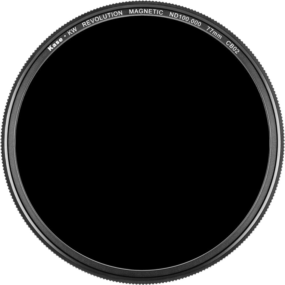 Kase 77mm KW Revolution ND 100000 ND Filter with Magnetic Adapter Ring 16.5-Stop (Orange Frame)