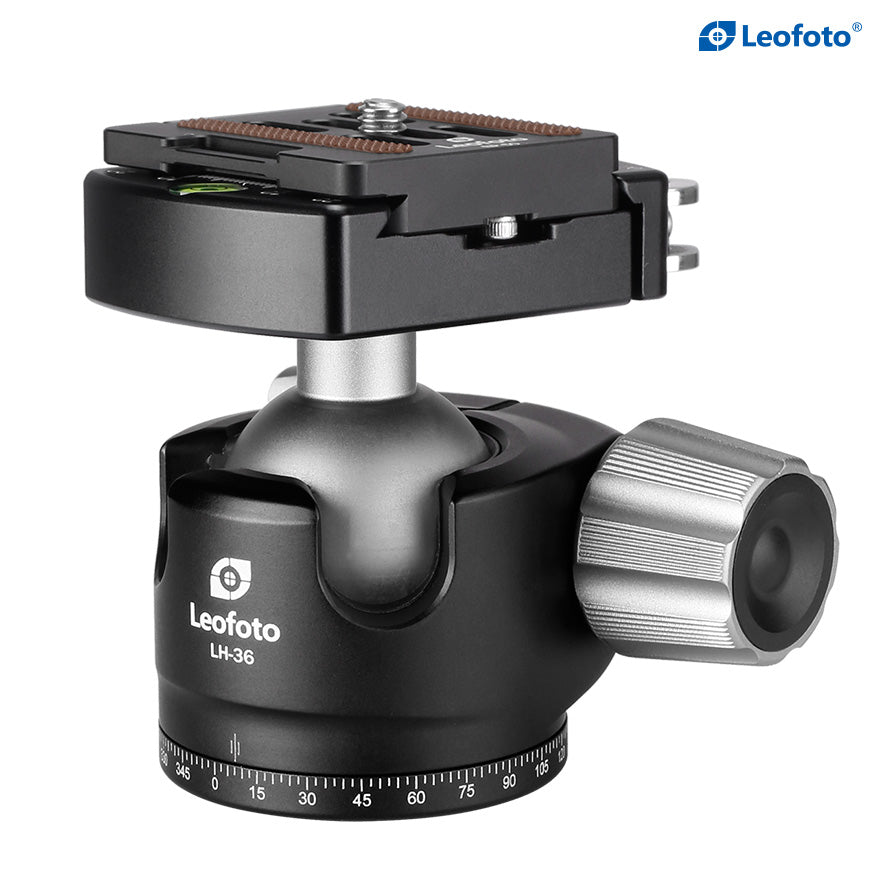 Leofoto LH-36LR Ball Head with LR-50 Lever Release Clamp | Arca Compatible