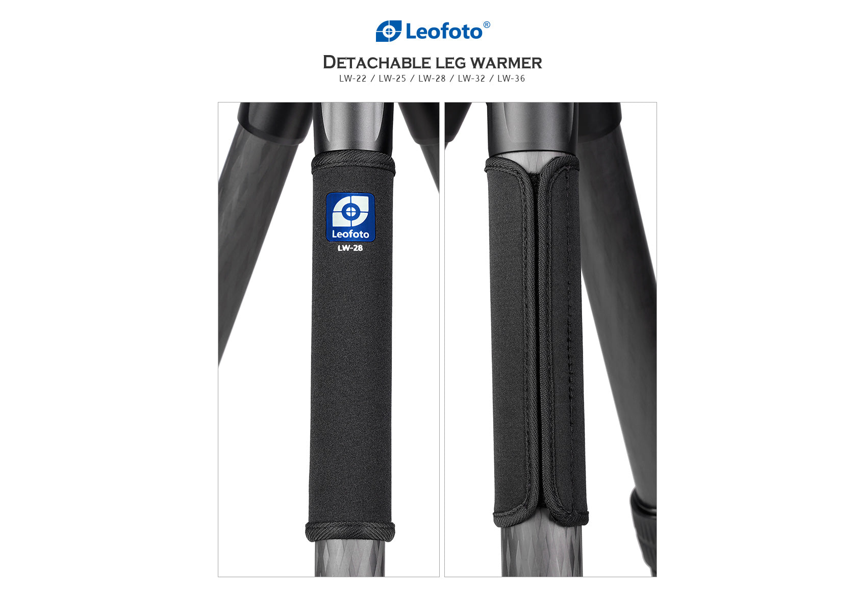 Leofoto Tripod Leg Wrap Set LW-22/LW-25/LW-28/LW-32/LW-36/LW-40 (3 pieces)
