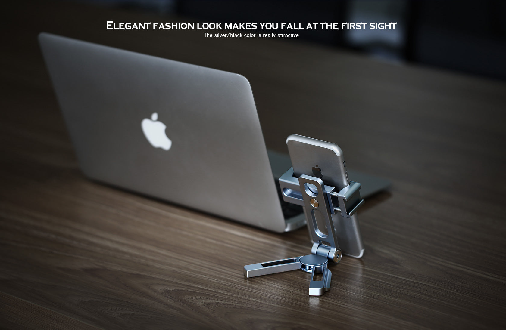 Leofoto PS-2 Multi-Functional Foldable Cellphone Stand with Arca-Compatible Dovetail and Cold Shoe Mount