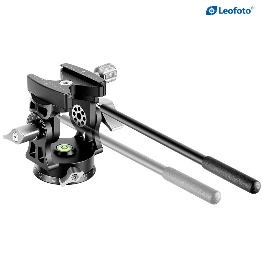 Leofoto VH-30 / VH-30N Two-Way Telephoto Lens Head | Arca-Compatible Screw-Knob Clamp