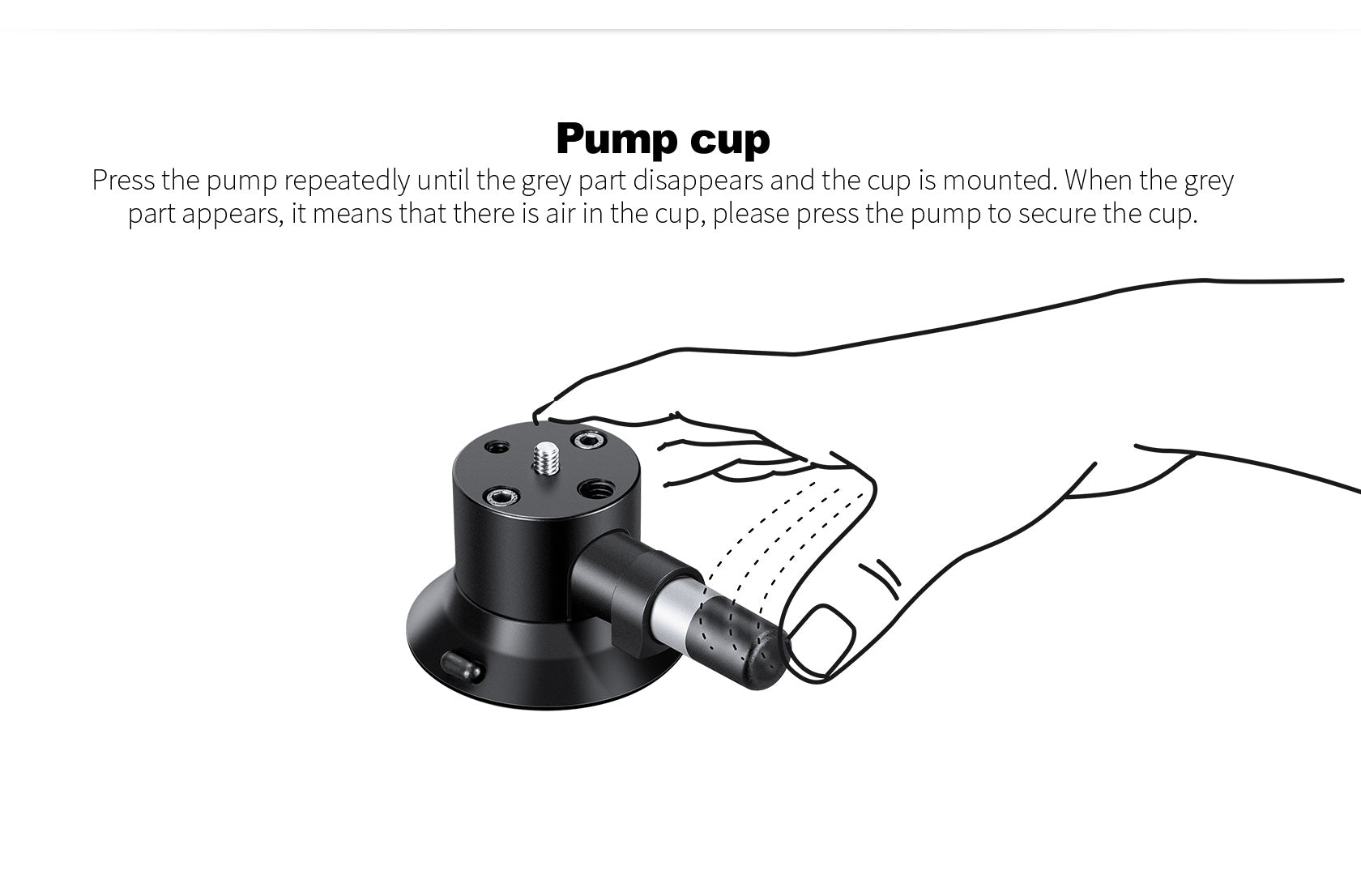 Leofoto SC-01 72mm Suction Cup Mounting Base | 1/4" Screw with 1/4"& 3/8" Threaded Holes | Max Load: 55lb (25kg)