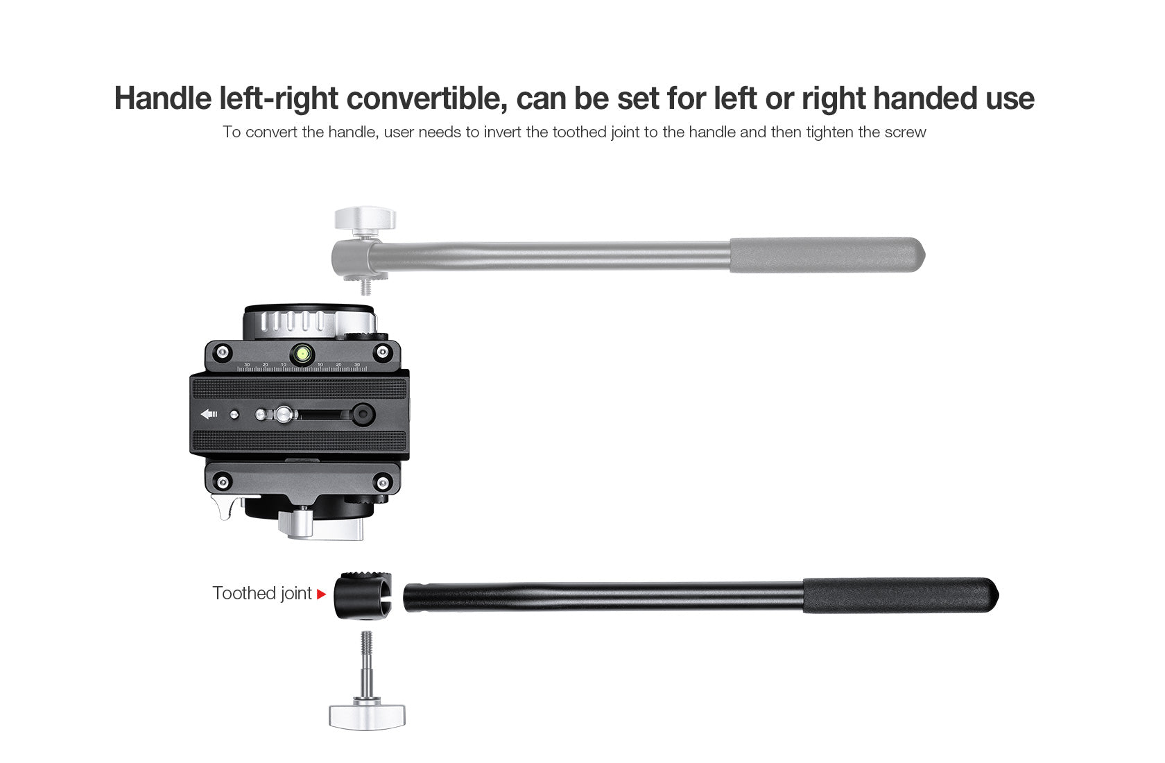 Leofoto HD-01 Handle for BV-30/M, BV-20/K, BV-15 Fluid Heads