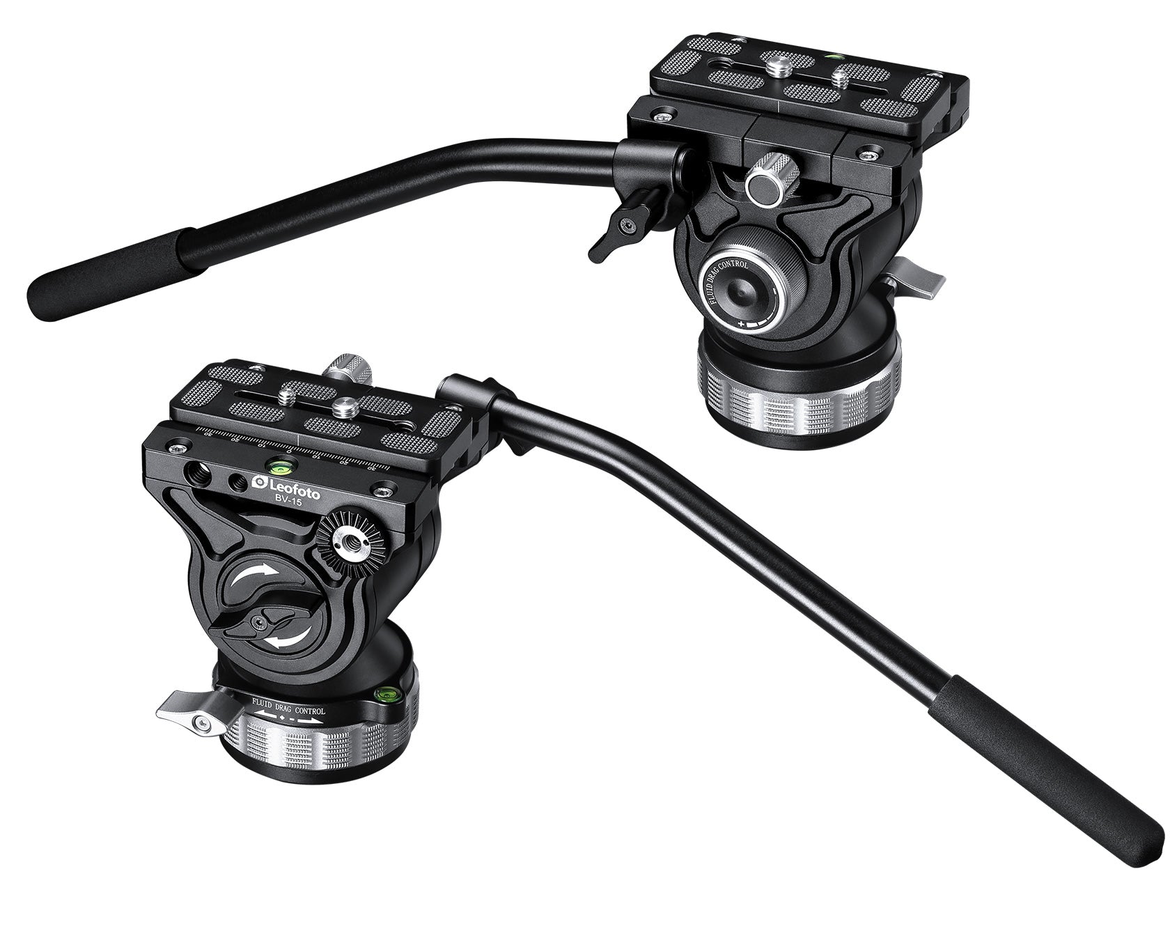 Leofoto LVF-163C+BV Video Tripod and Fluid Head Set – Flat Base 3/8" – Stepless Pan and Tilt Drag Controls