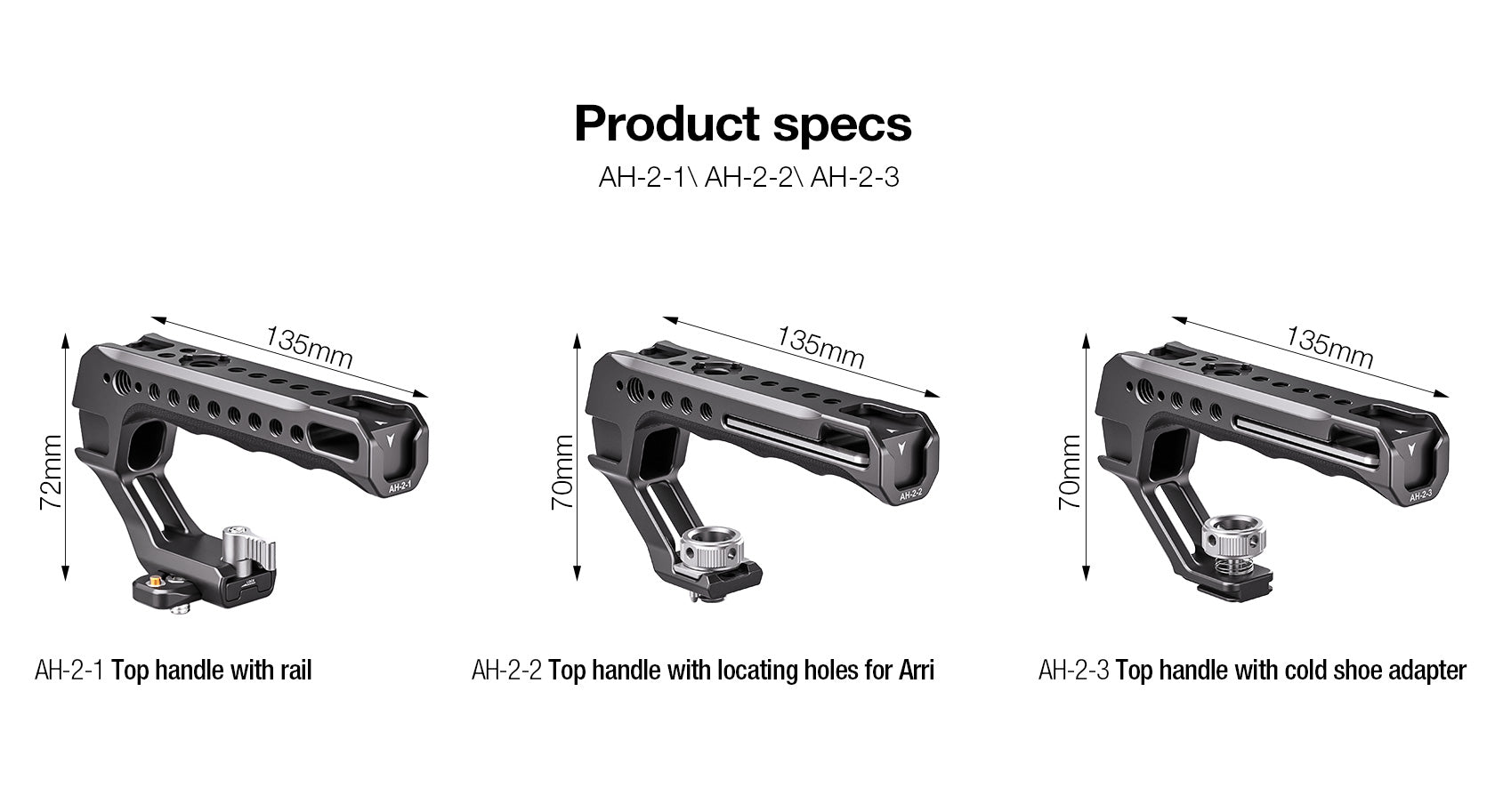 Leofoto AH-2-2 Top Handle | ARRI
