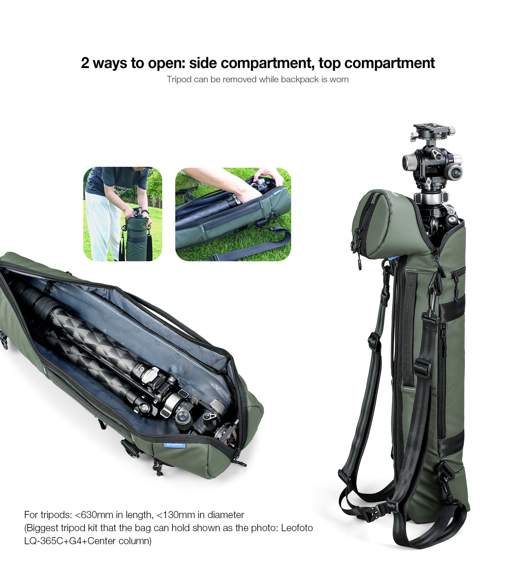 Leofoto TB-01 Tripod Bag | Backpack Straps