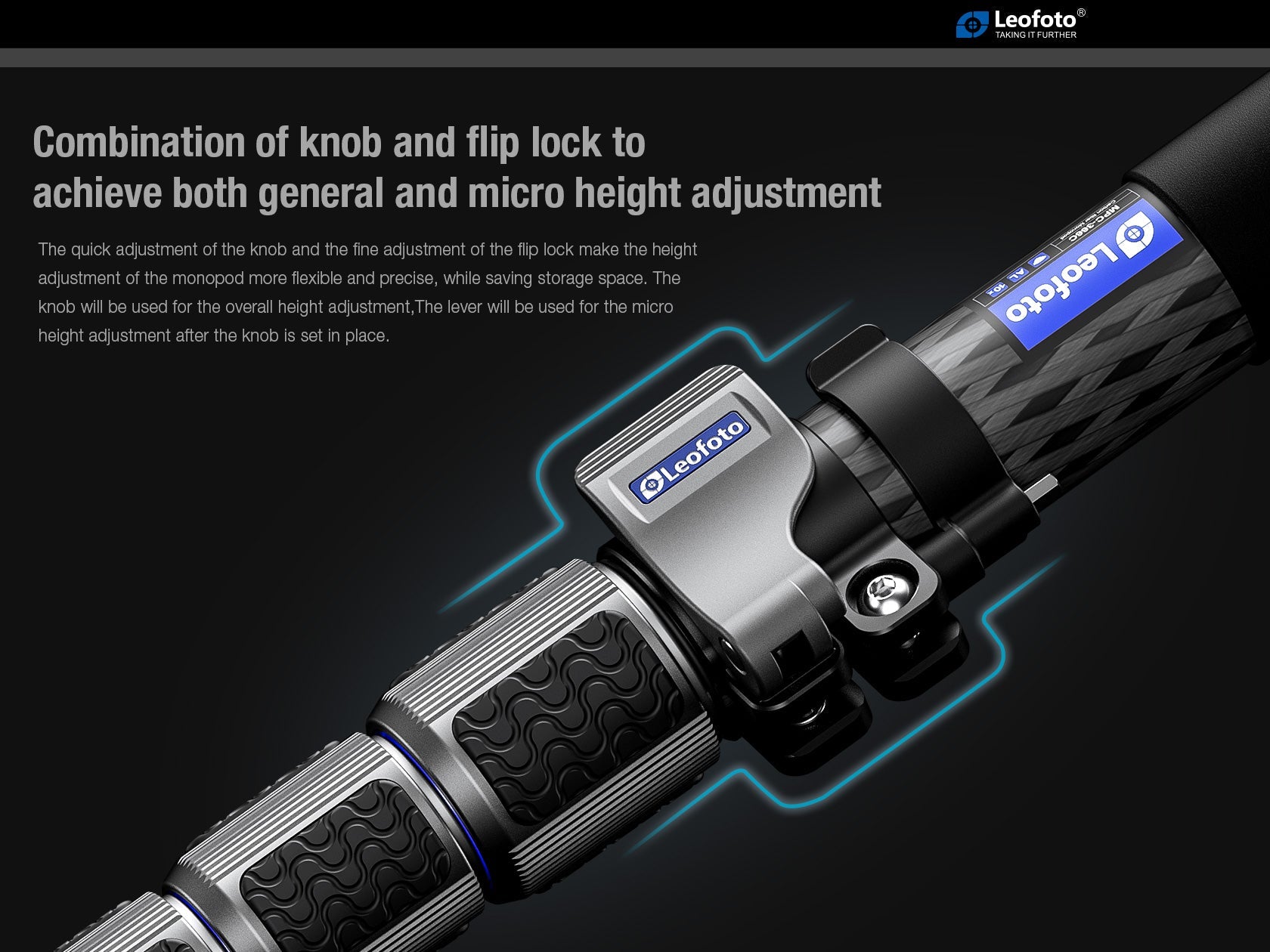 Leofoto MPC Series Quick Positioning Multi-Functional Monopod | Water-Resistant