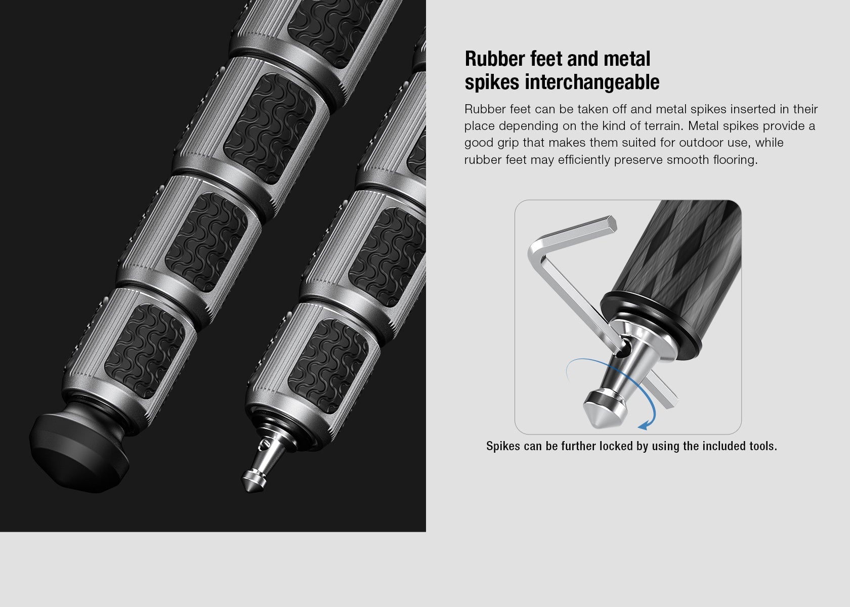 Leofoto MPC Series Quick Positioning Multi-Functional Monopod | Water-Resistant