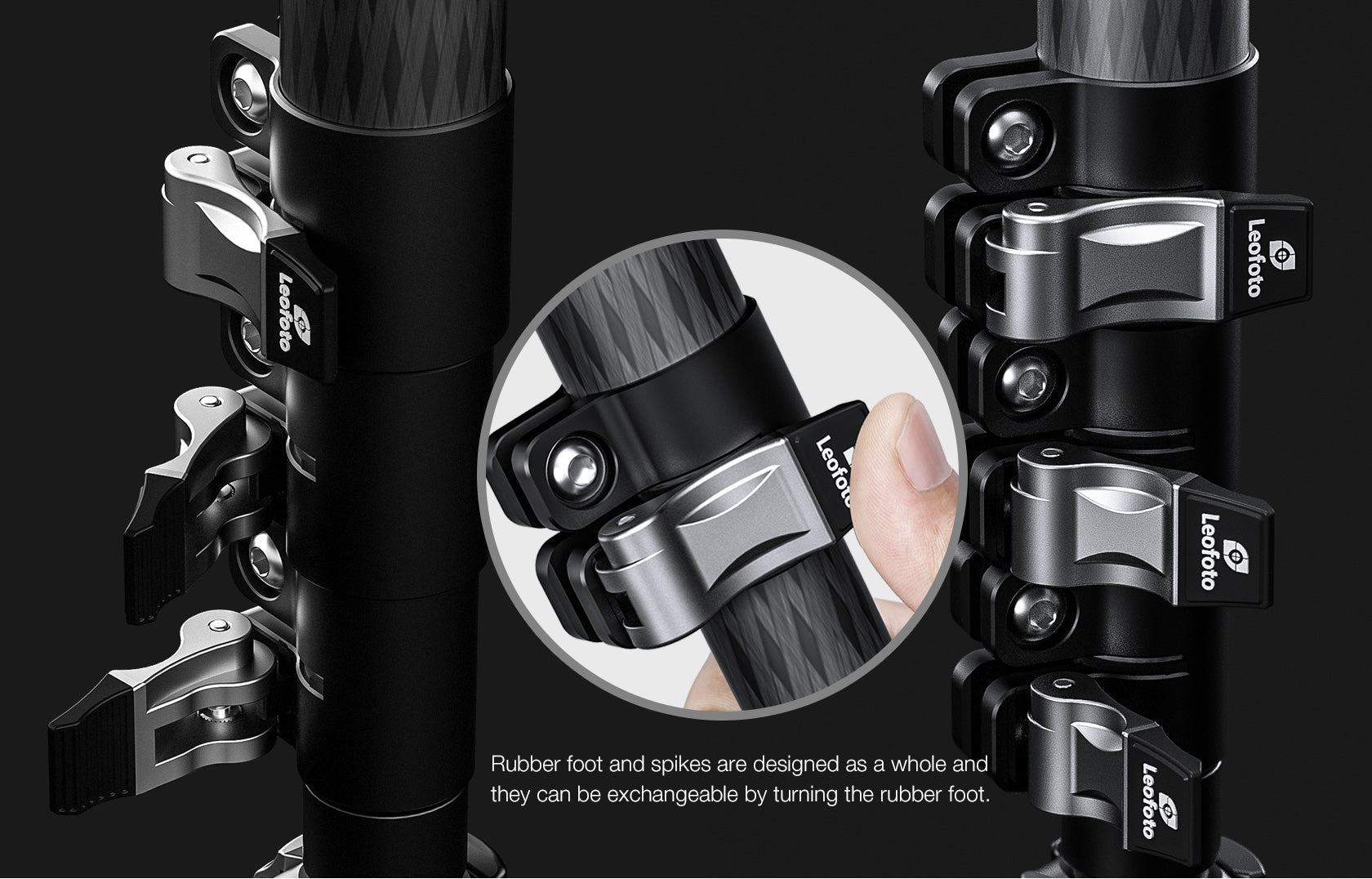 Leofoto MF-324C + VD-04 + BV-10 Upgraded Video Monopod System with Base Support Kit and Fluid Video Head