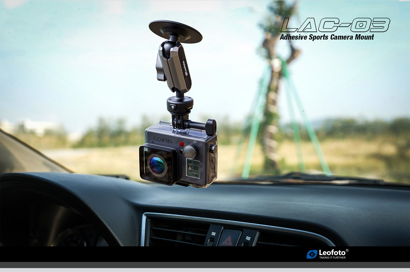 Leofoto LAC-03 Adhesive Sports Camera Mount