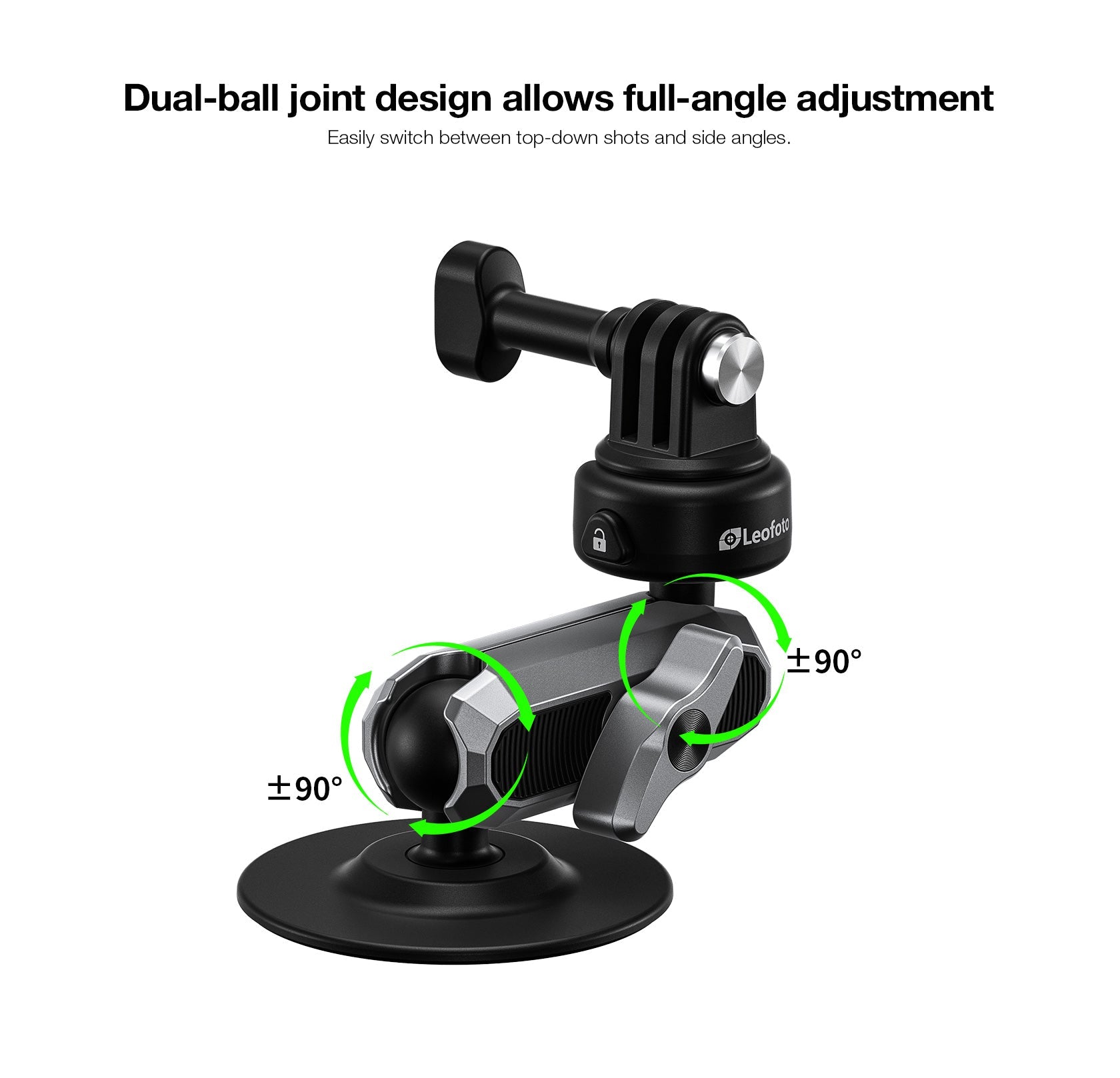 Leofoto LAC-03 Adhesive Sports Camera Mount