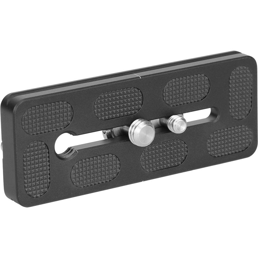 Leofoto PU Universal Quick Release Plate with both 1/4" screw and 3/8" screw; ARCA Compatible