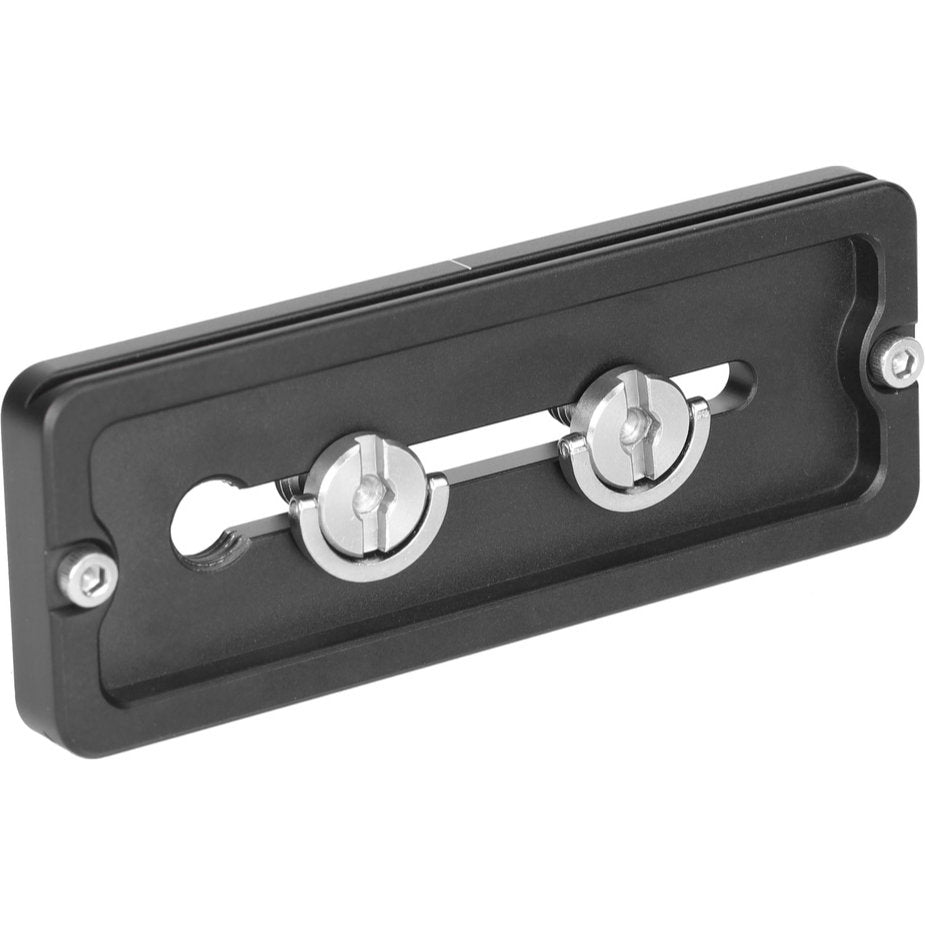 Leofoto PU Universal Quick Release Plate with both 1/4" screw and 3/8" screw; ARCA Compatible
