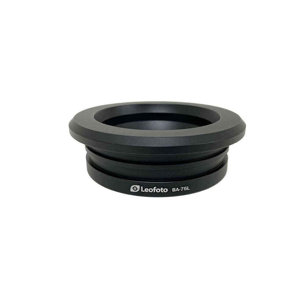 Leofoto BA-75L 100mm to 75mm Half-Bowl Video Head Adapter