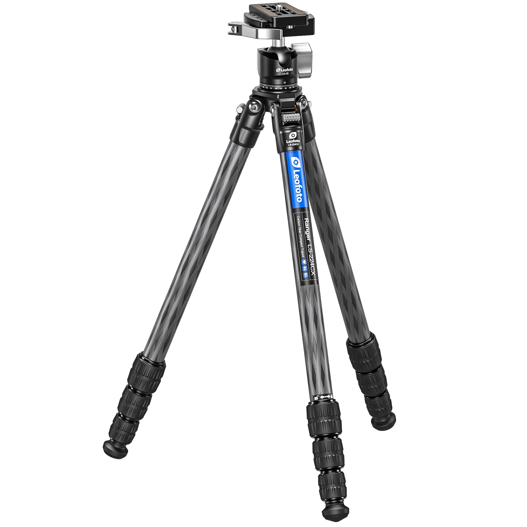Leofoto LS-224C X Version Ranger Series Tripod + Ballhead Set