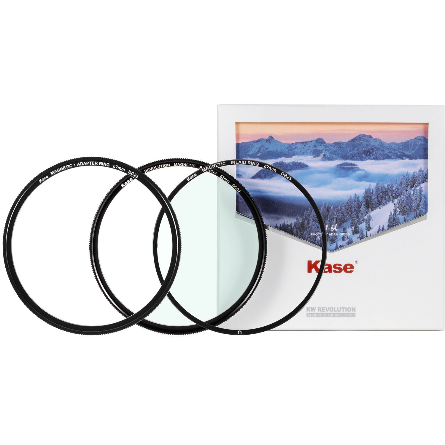 Kase KW Revolution R-MCUV Multicoated UV Filter 67mm  (No Thread, Black)