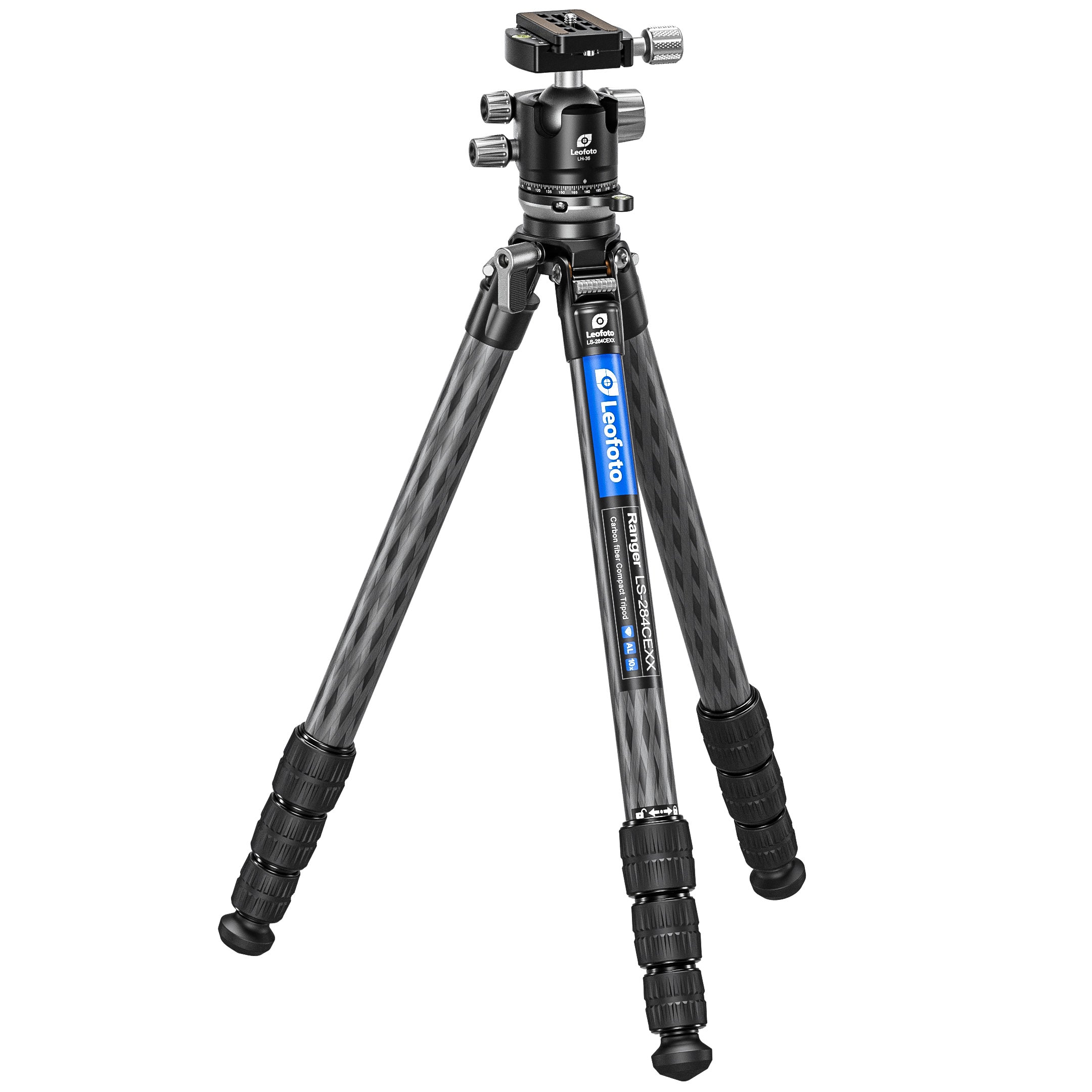 Leofoto LS-284CEX X Version Tripod with Integrated Leveling Head + Ballhead Set