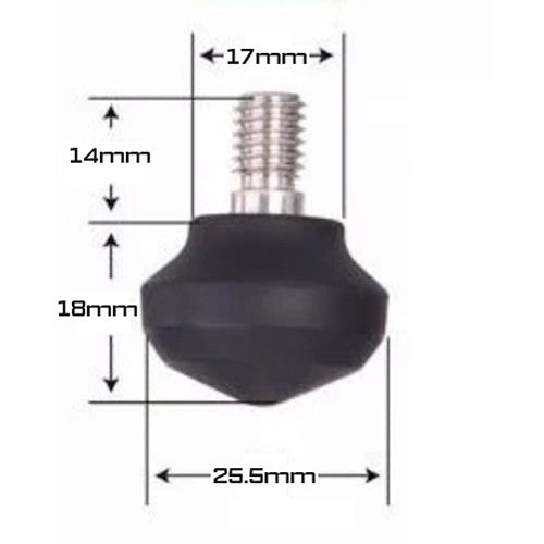 Leofoto LF/LS Rubber Feet for Tripods (Set of 3)