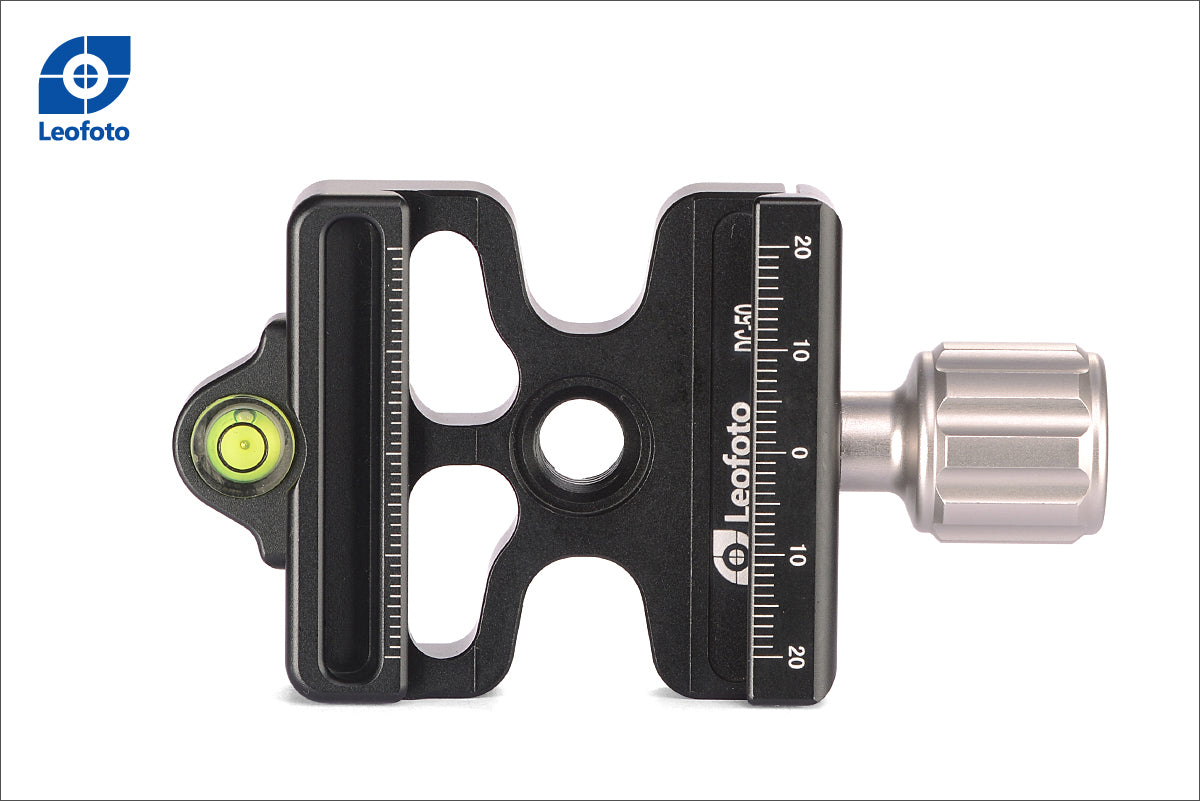 Leofoto DC-50 + BPL-50N Quick Release Clamp Screw-Knob with Plate Compatible with ARCA / Manfrotto RC2