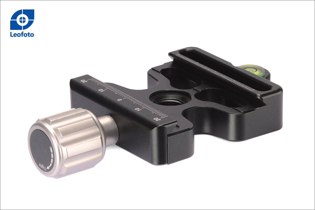 Leofoto DC-50 + BPL-50N Quick Release Clamp Screw-Knob with Plate Compatible with ARCA / Manfrotto RC2