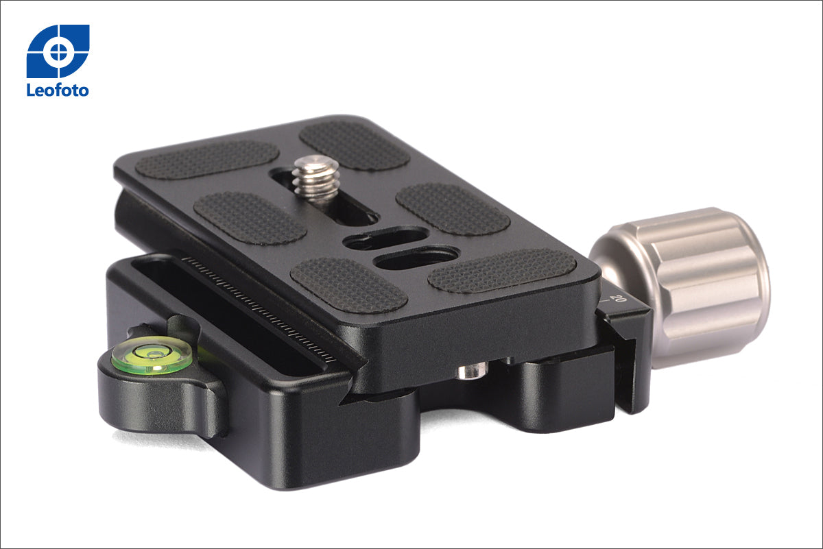 Leofoto DC-50 + BPL-50N Quick Release Clamp Screw-Knob with Plate Compatible with ARCA / Manfrotto RC2