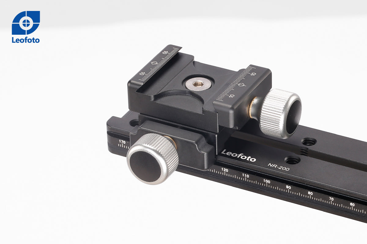 Leofoto DDC-38 + BPL-50N Bidirectional Subtend Double Clamp MINI CLAMP with Plate