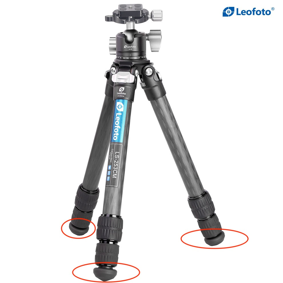 Leofoto LF/LS Rubber Feet for Tripods (Set of 3)