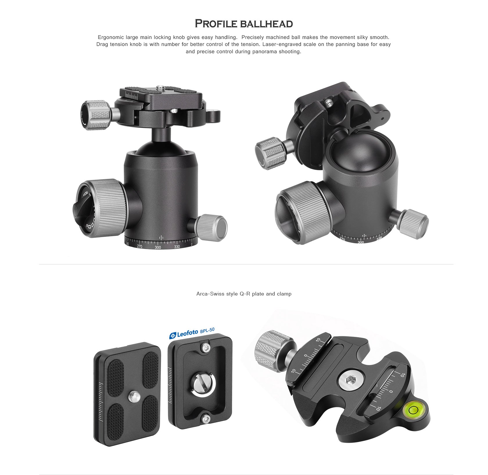 Leofoto LX-284CT + XB-38 Reversible Travel Tripod with Ball Head Set