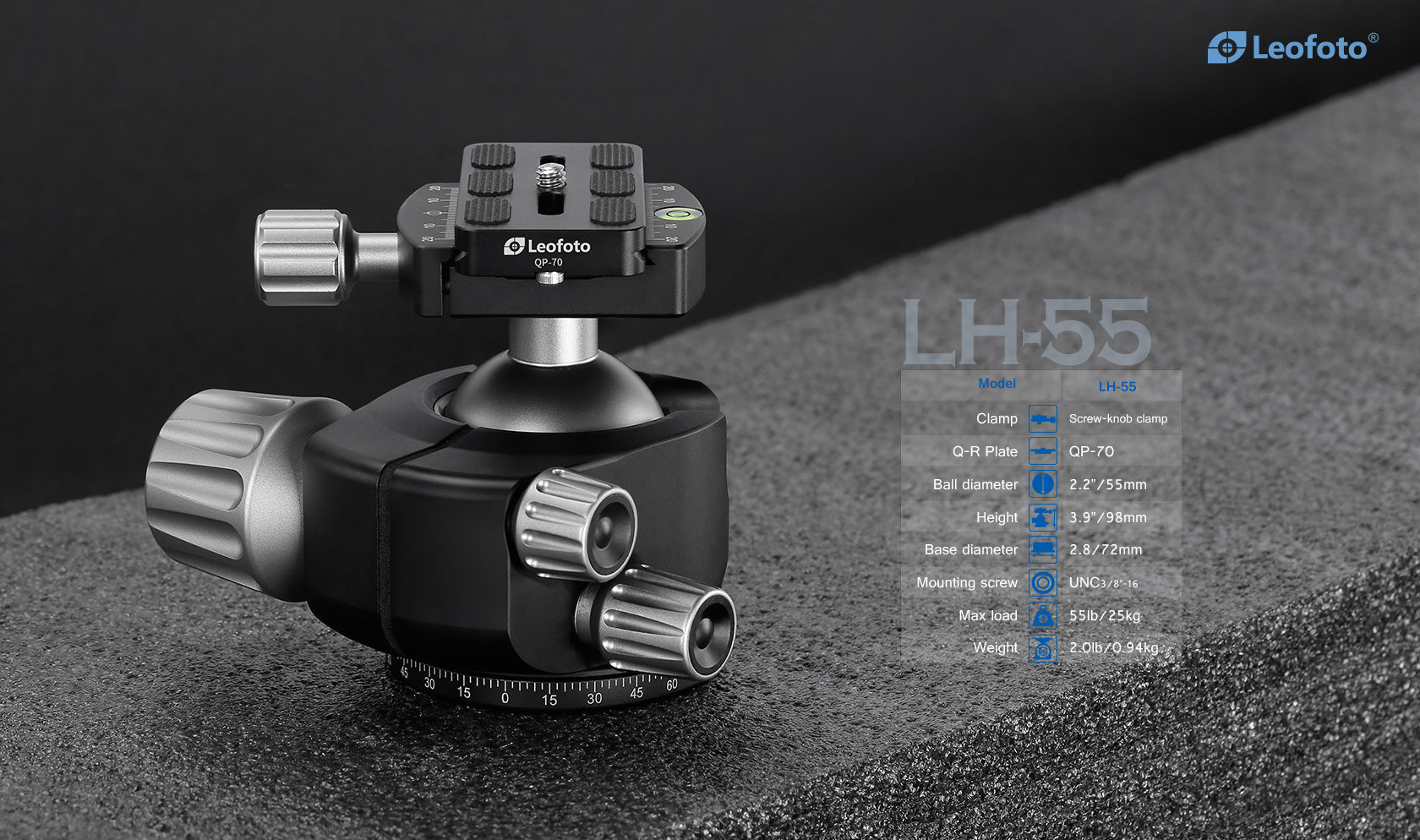 Leofoto LM-364C X Version Tripod with 75mm Bowl+Platform | With LH Ballhead Set | Arca