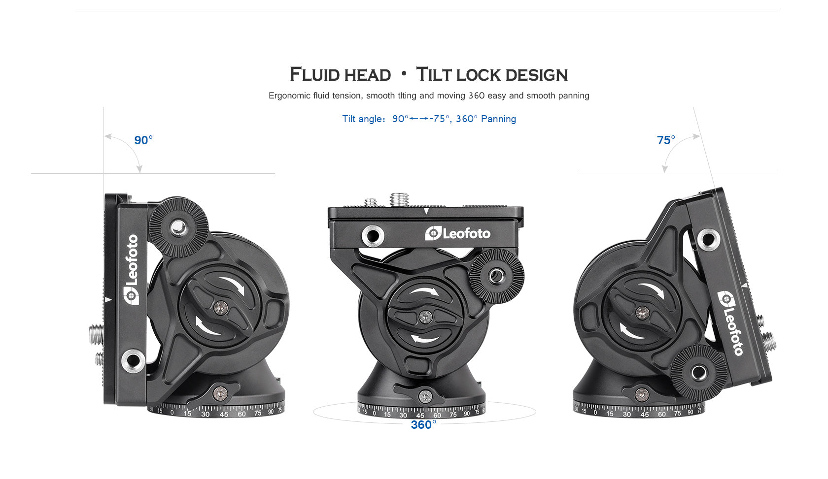 Leofoto MF-324C + VD-04 + BV-10 Upgraded Video Monopod System with Base Support Kit and Fluid Video Head