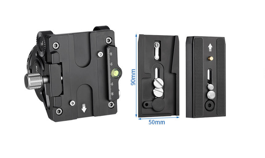 Leofoto BV-10M Fluid Video Head - Manfrotto Standard