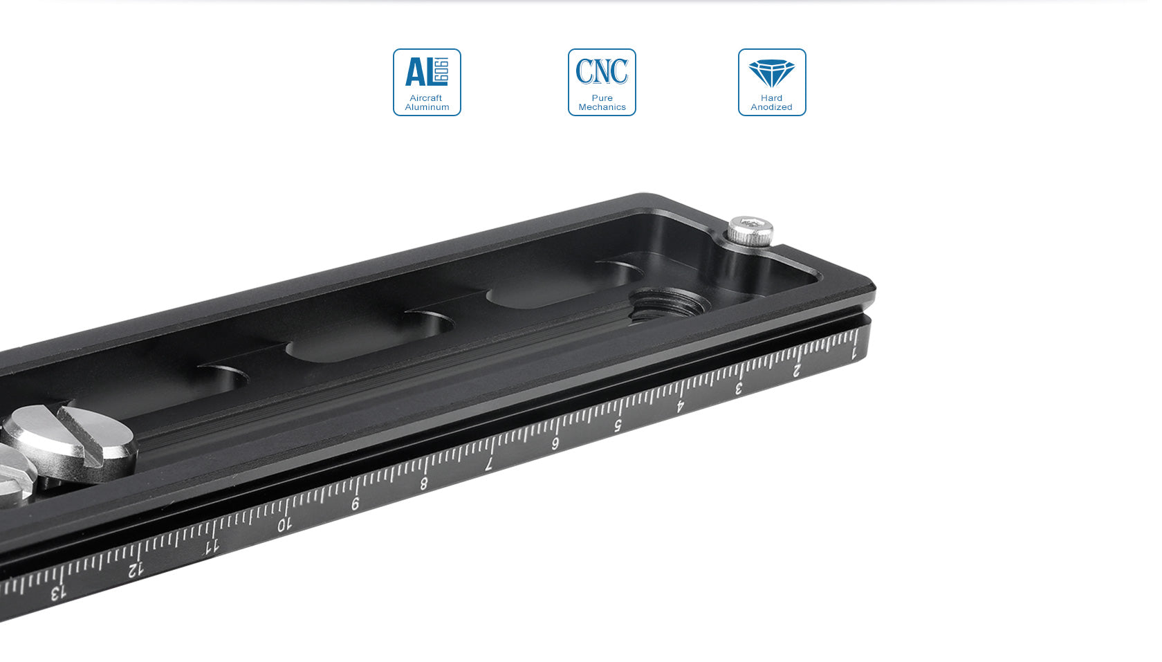 Leofoto PL-150 (150mm) / PL-200 (200mm) Long Lens Support Plate for ARCA/ Kirk