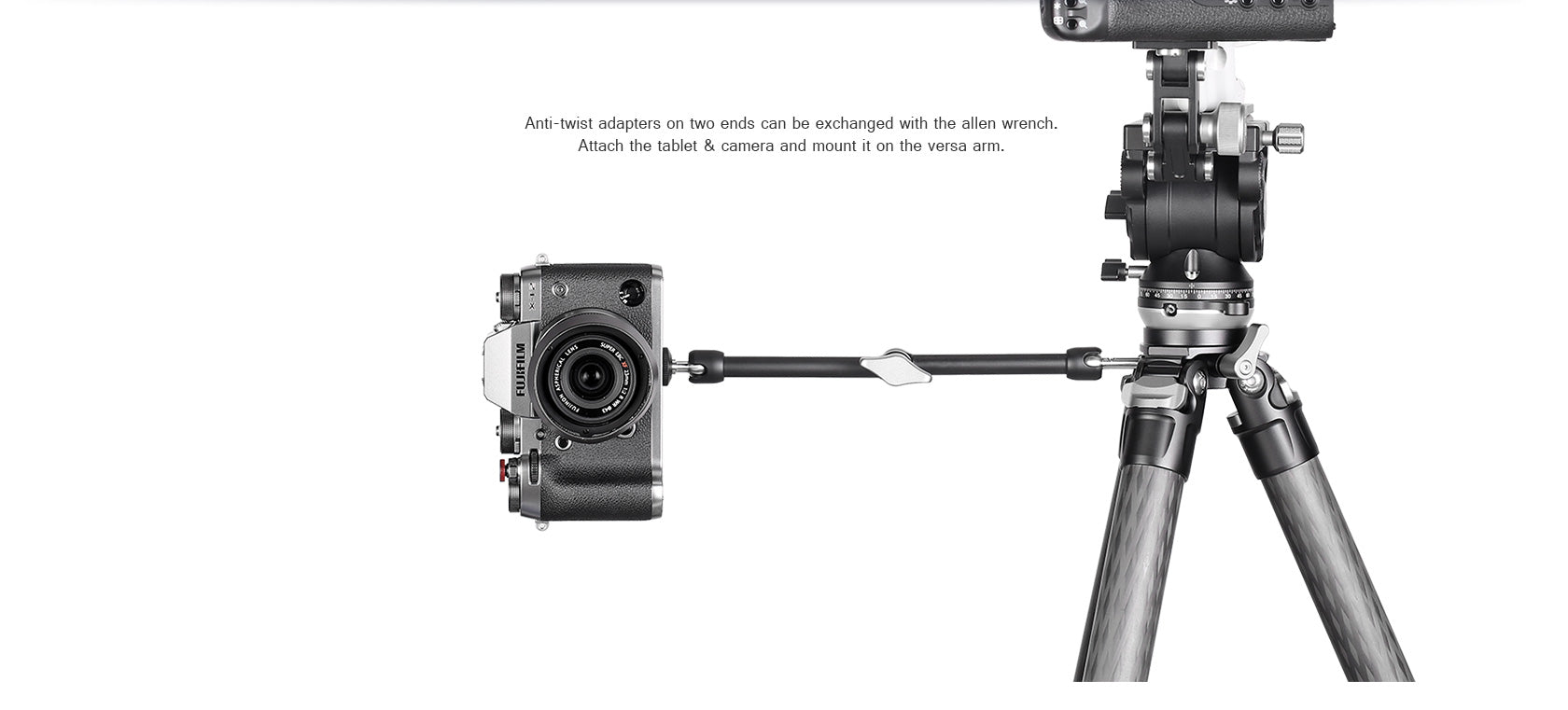Leofoto AM-3 / AM-4 Versa Magic Arm  Multi-Purpose Accessory | 1/4th Mounting Screws