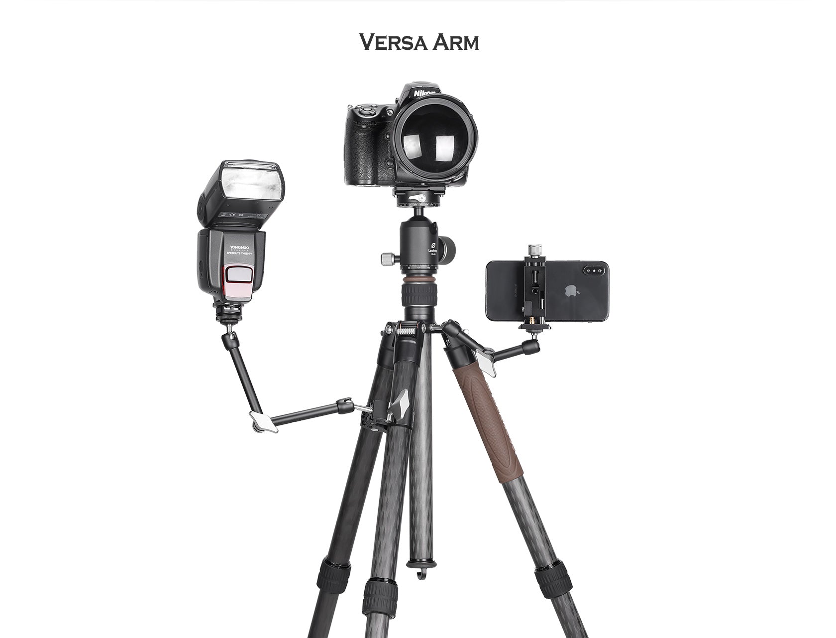 Leofoto AM-3 / AM-4 Versa Magic Arm  Multi-Purpose Accessory | 1/4th Mounting Screws