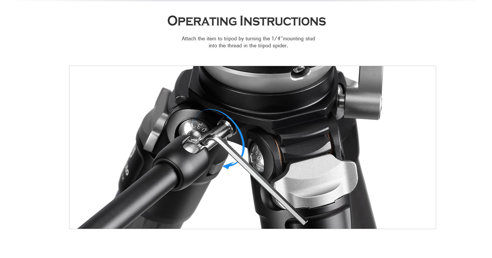 Leofoto AM-3 / AM-4 Versa Magic Arm  Multi-Purpose Accessory | 1/4th Mounting Screws
