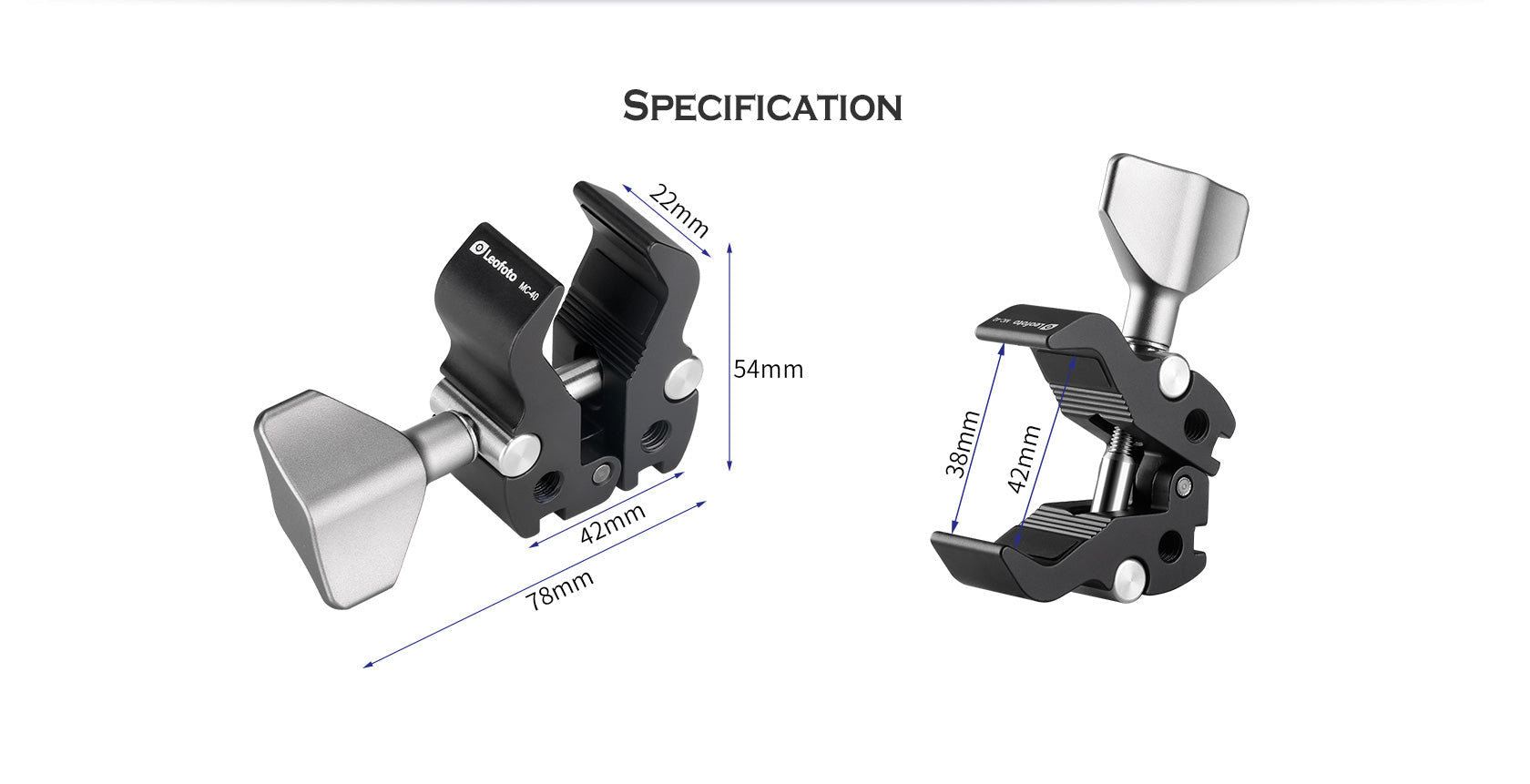 Leofoto MC-40 Multipurpose Clamp