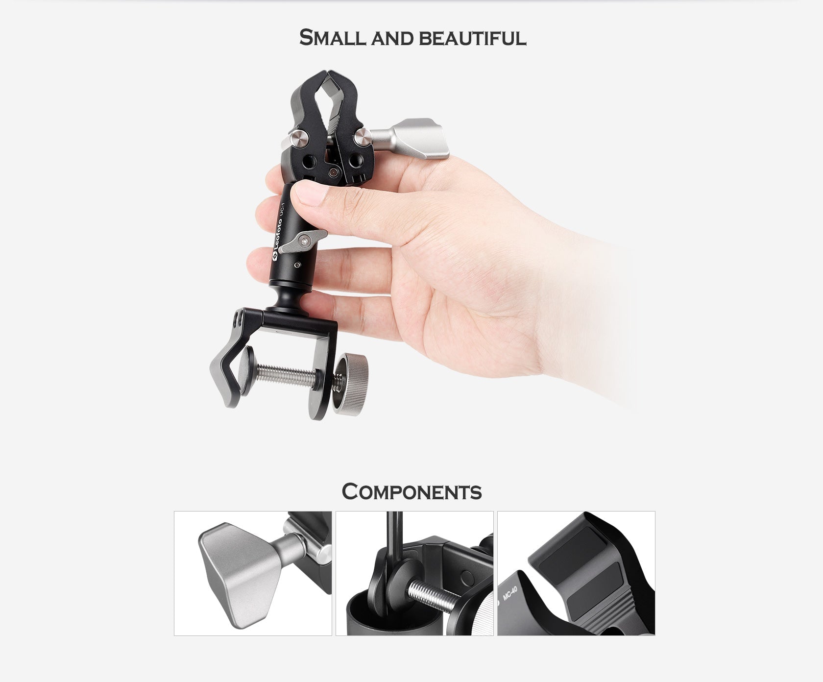 Leofoto UC-01 Umbrella Clamp for Center Columns