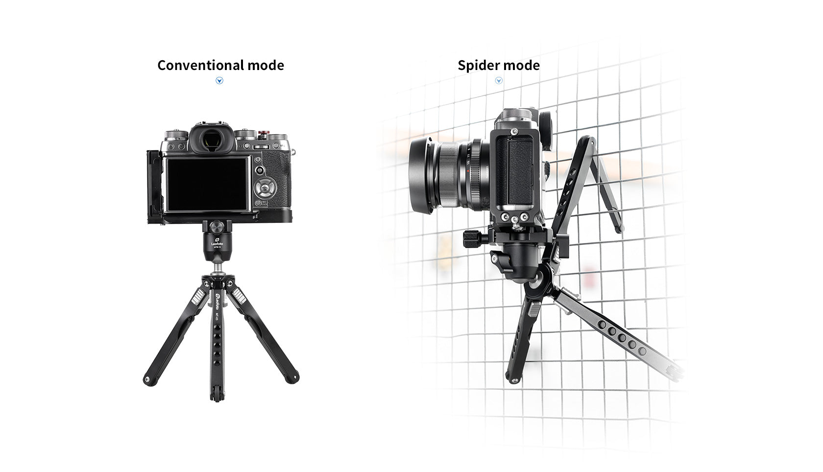 Leofoto MT-03+LH-25 Mini Tripod with Mini Ball Head Kit and Bag