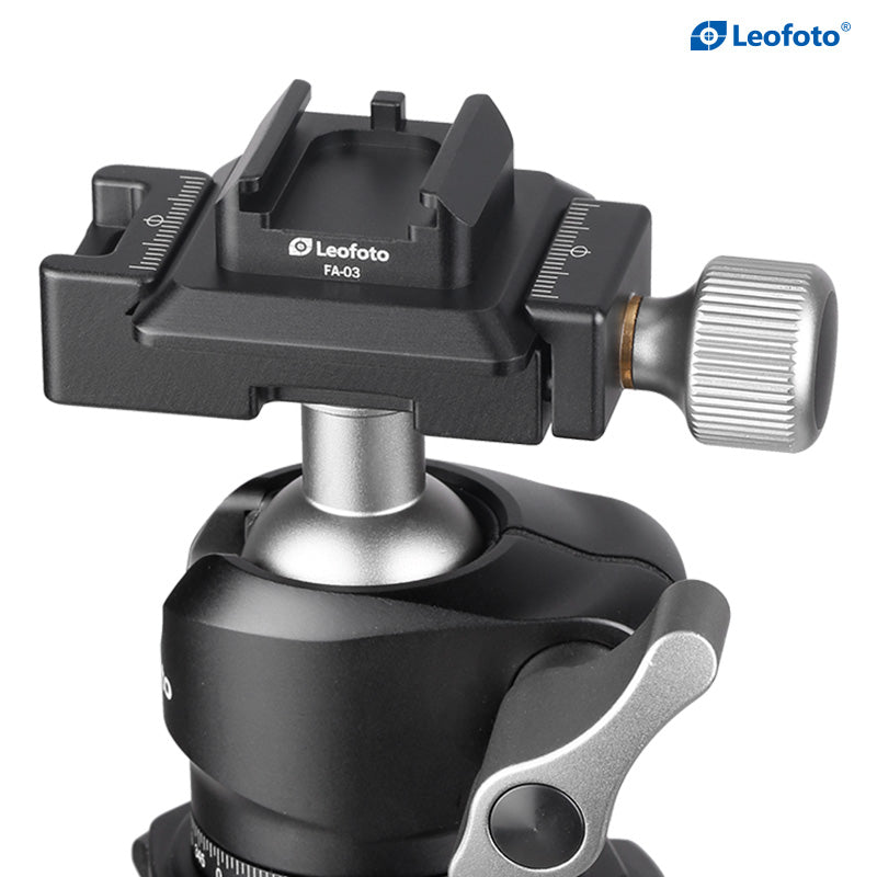 Leofoto FA-03 Flash Cold Shoe Conversion Adapter for ARCA Clamps