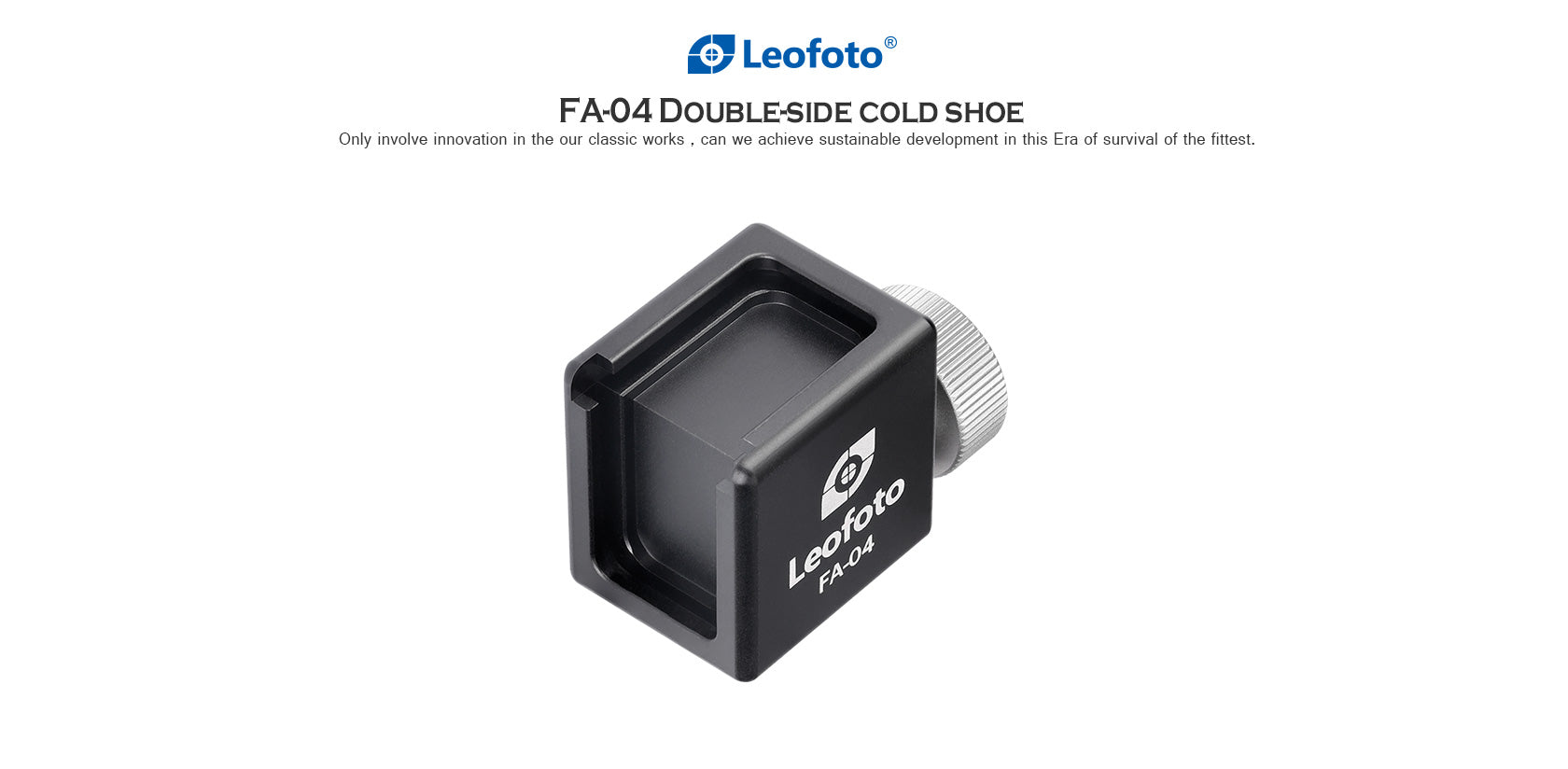 Leofoto FA-04 Double Side Cold Shoe Conversion Adapter