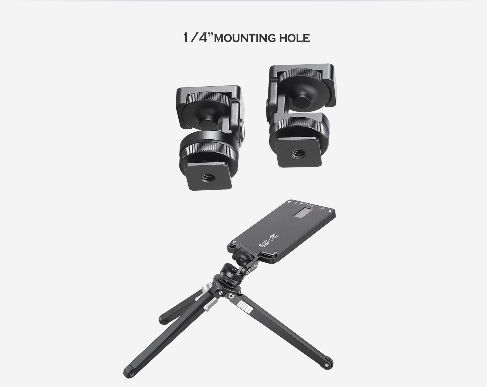 Leofoto FA-06 Hot Shoe Tilt Head Adapter with Friction Control