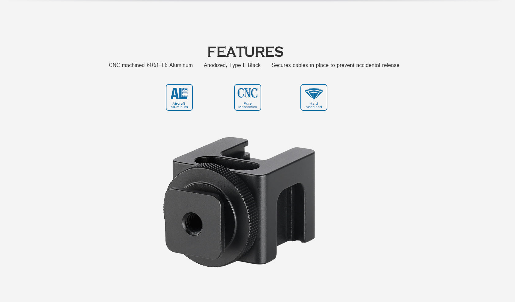 Leofoto FA-07 4 in 1 Flash Hot Shoe Tilt Head Adapter