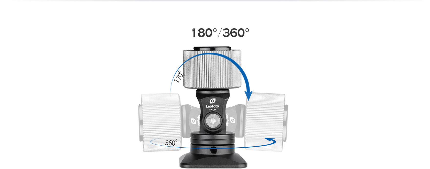 Leofoto FA-09 Cold Shoe and Hot Shoe Adapter