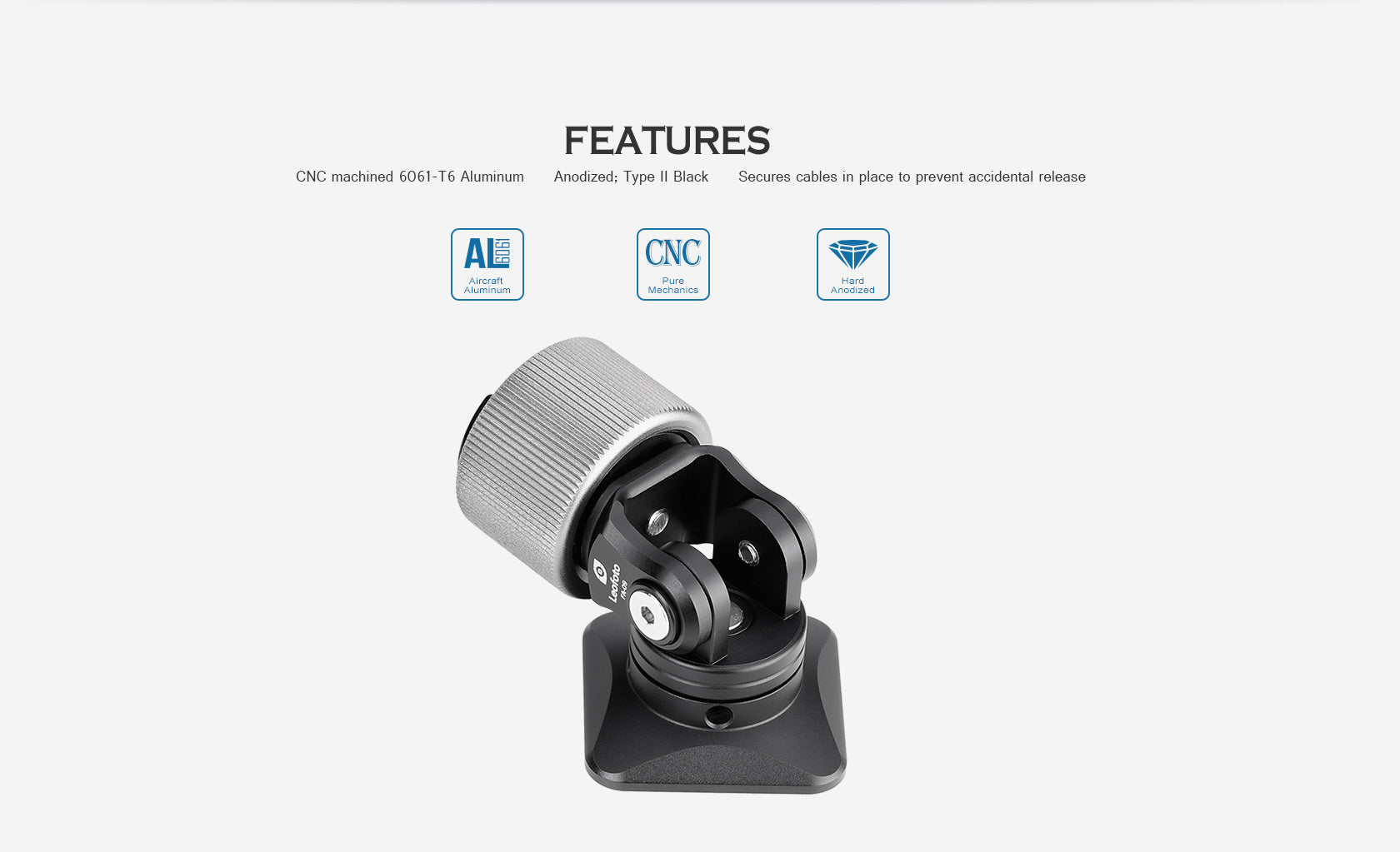 Leofoto FA-09 Cold Shoe and Hot Shoe Adapter