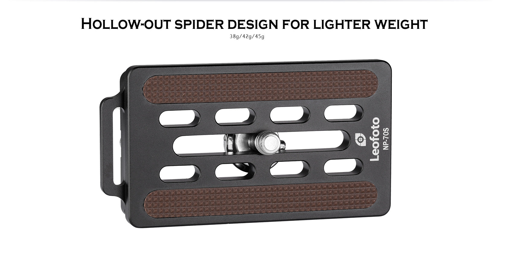 Leofoto NP-50S (50mm) / NP-60S (60mm) / NP-70S (70mm) Universal Plate ARCA Compatible