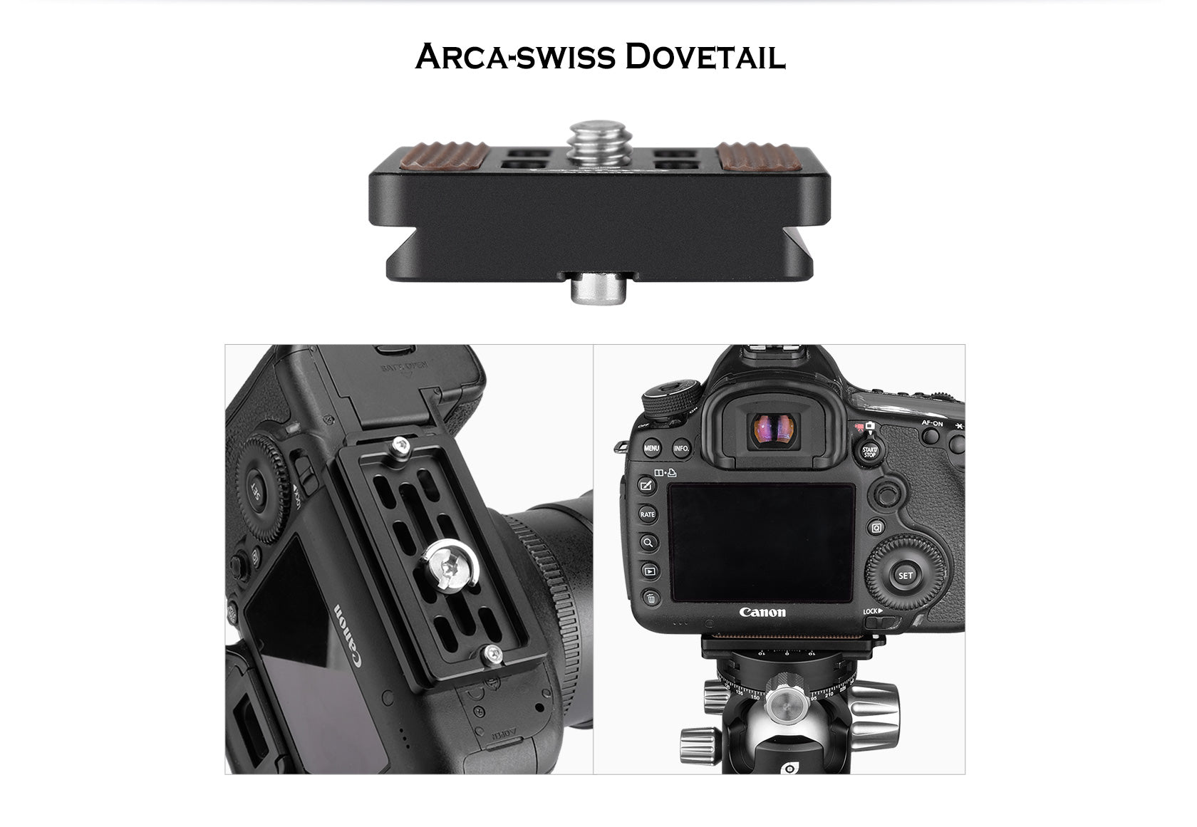 Leofoto NP-50S (50mm) / NP-60S (60mm) / NP-70S (70mm) Universal Plate ARCA Compatible