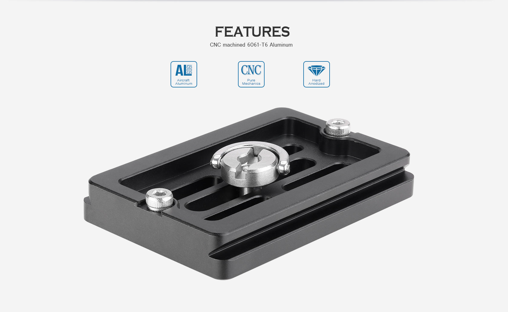 Leofoto NP-50S (50mm) / NP-60S (60mm) / NP-70S (70mm) Universal Plate ARCA Compatible