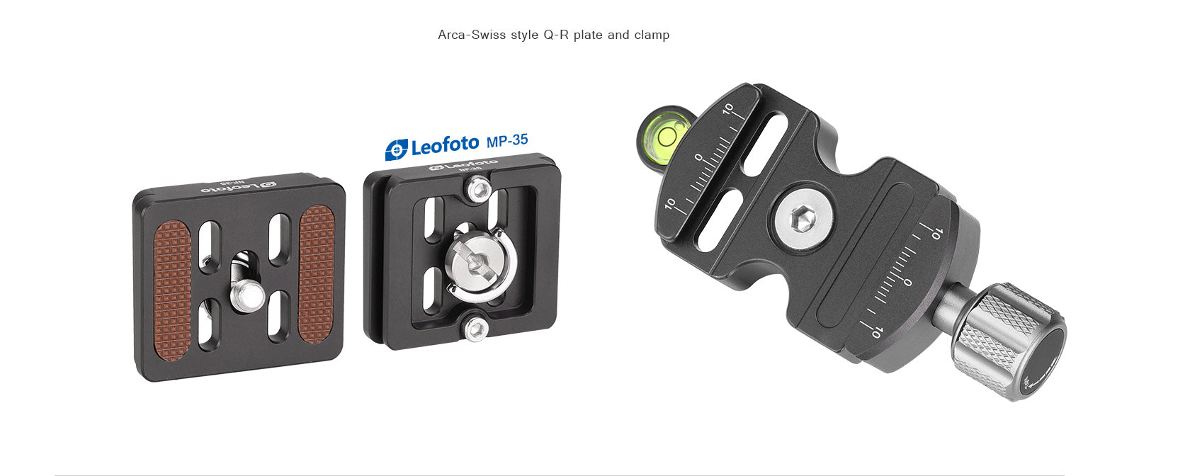 Leofoto XB-32Q Ball Head with NP-35 Quick Release Plate | Arca Compatible