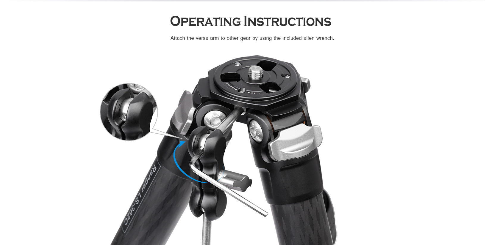 Leofoto AM-1 / AM-2 / AM-1L / AM-2L / AM-2T Magic Versa Arm